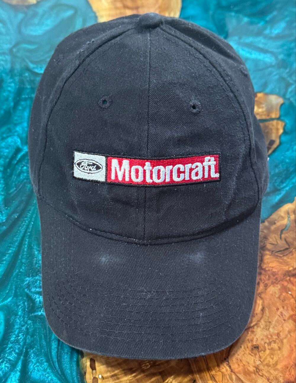 Helm Ford Motorcraft Black StrapBack Baseball Dad Hat